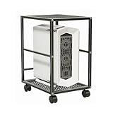 Chariot utilitaire multifonction : ce support mobile sert de chariot utilitaire polyvalent adapté à différents environnements. Au-delà d'un support de tour PC, il fonctionne comme un support d'imprimante ou un organisateur de fichiers au bureau, et peut même se transformer en étagère à micro-ondes dans la cuisine.
