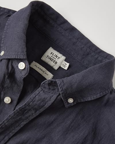 Huckberry Flint and Tinder Linen Long Sleeve Button Down Mens Shirt2