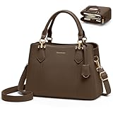 RAINSMORE Handbags for Women PU Leather Ladies Handbags Elegant Women Handbags Top Handle Shoulder Bags for Casual Work