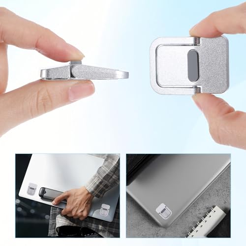 Mabor 2 Stück Unsichtbare Tastaturständer Tragbarer Halterung Laptopständer Silikon Faltbarer Laptop Ständer Tastatur Erhöhung für Die Meisten Computer