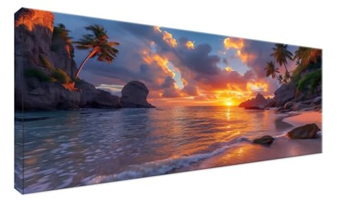Diamond Painting coucher soleil 70x140cm | Kit complet peinture diamant adulte