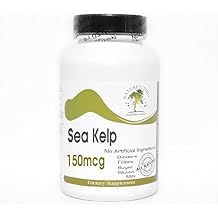 Sea Kelp 150mcg  200 Capsules - No Additives  Naturetition Supplements
