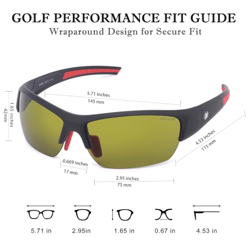 BLAITEJUS HD Golf Ball-Finding Sunglasses