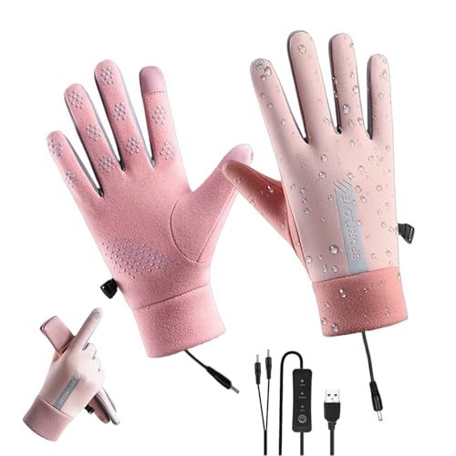 Gants chauffants électriques USB antidérapants pour le snowboard