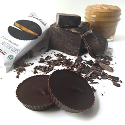 Justin's Organic Almond Butter Cups, Dark Chocolate, Rainforest Alliance Certified Cocoa, Gluten-free, Responsibly Sourced, 1.4 Ounce (Pack of 12) - image 5