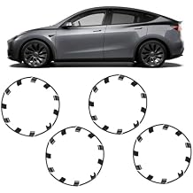 Wheel Guard Rim Protecting Trim Ring, 21 Inch Wheel Rim Protectors Guard for Performance 2021 to 2023, Wheel Trim, Against Scrapes, Scratches Matte Black