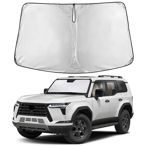 EcoNour Windshield Sunshade Compatible for Lexus GX550 2024 2025 Sun Visor for Front Windshield & Window Sun Shade Cover UV Heat Blocker & Protector Car Accessories