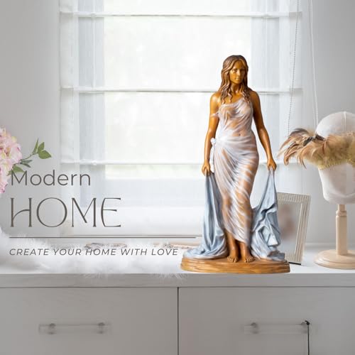 Estatua de Mujer en Bronce 60 cm Elegante y Pesada miniatura 4