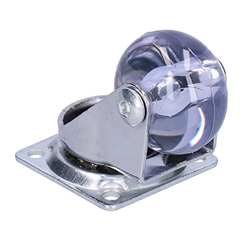 Roue industrielle en acier inoxydable robuste et PU transparent - 3