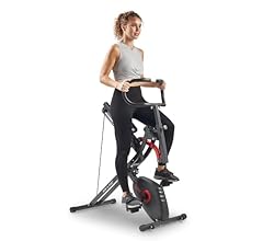 Deal Alert: Sunny Health & Fitness Row-N-Ride PRO, Full Body Combo Squat Machine w/Optional Resistance Band, Easy Setup Ab Workout Exercise Equipment for Home, Whole Body Cardio, Optional SunnyFit App Connection - 12% Off!
