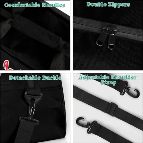 Custom Karate Sports Gym Bag for Girls Boys, Overnight Duffel Bags Cheerleader for Kids Personalized Dance Bag, Gymnastics Duffel Bag - Taekwondo4