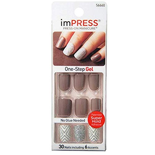 Kiss Impress Gel Manicure-*BIP 100* Ecstatic Cling (Pack of 3)