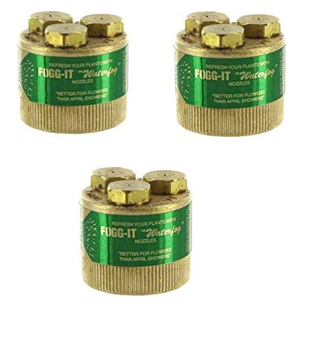 Fogg It Misting Watering Nozzle 1/2 GPM Volume - Pack of 3