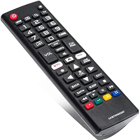 AKB75095307 Replacement IR Remote Control fit for LG TV 43UJ6560 49UJ6500 55UJ6540 55UJ6300 60UJ6050 70UJ6570 55SJ8000 OLED55B7A Cover