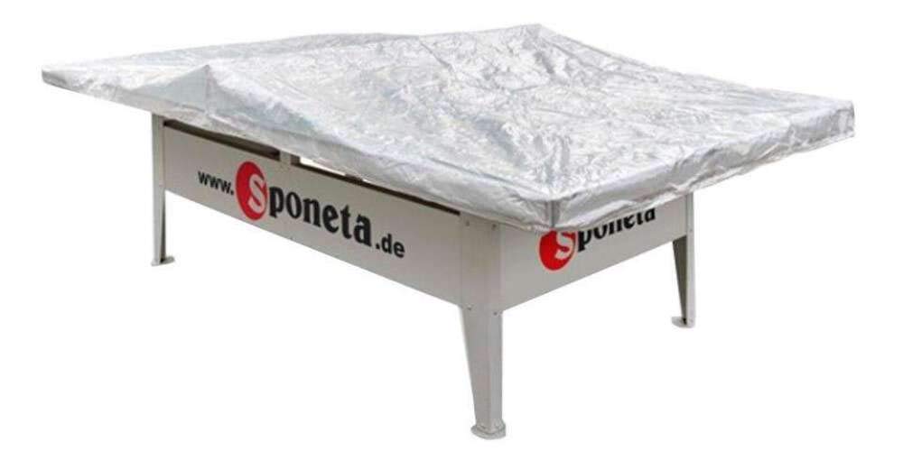 Sponeta Abdeckhülle für alle hochklappbaren Tischtennistische 155x275x22/10cm