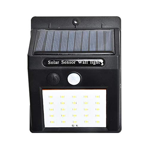 MXECO 20 LEDs Outdoor Wall Lamp Solar Panel Security Light PIR Motion Sensor Lamp Waterproof Induction Lamp Garden Lamp