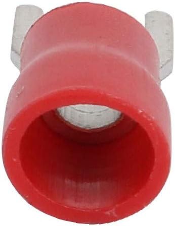 New Lon0167 200Pcs AWG Featured 14-12 U-Type Crimp reliable efficacy Terminals Insulated Wiring Spade Connectors Red(id:141 f9 44 c51)