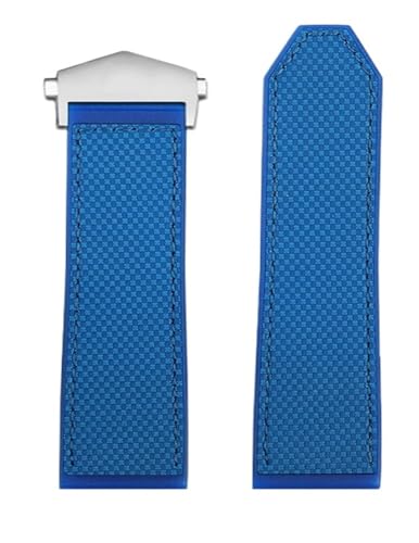 Bracelet de montre caoutchouc 22mm étanche sport pour Monaco Speed Series CBL2183 CBL2184