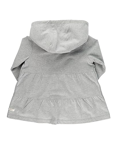 RuffleButts® Baby/Toddler Girls Chunky Knit Long Open Style Cardigan3