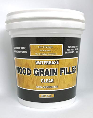 CrystaLac Clear Wood Grain Filler (16oz Pint)
