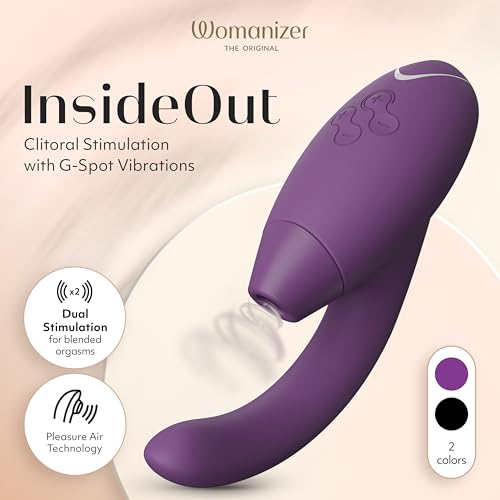 Image of Womanizer Insideout Clit Sucker & G Spot Vibrator for Women, Purple