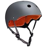 PROTEC Original Classic Skate Helmet, Matte Gray, Large