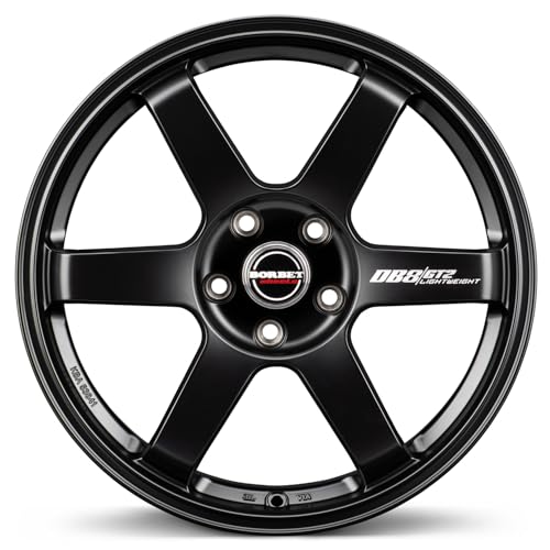 4x Borbet rims alloy rims DB8GT2 8.5x19 ET35 5x120 black matt compatible with Saab 45540