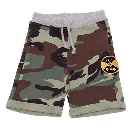 Bermuda tuta bimbo REPLAY en coton molletonné motif camouflage taille enfant