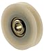 Prime-Line D 1506 1-1/2 In. Nylon Roller with Ball Bearing Replacement (2 Pack)