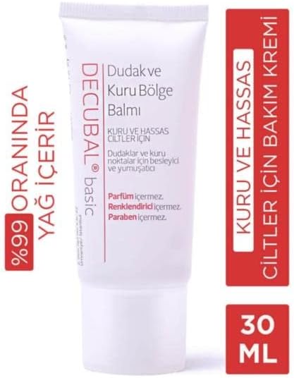 Decubal Dudak ve Kuru Bölge Balmı 30 ml