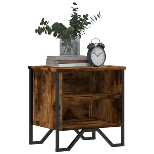 Table de chevet industriel avec rangement en métal lot de 2 tables de nuit