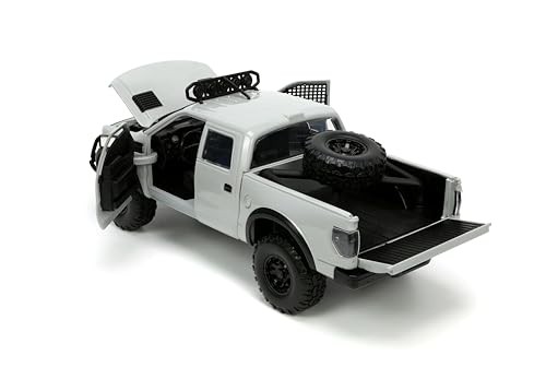 Jada Just Trucks 1:24 Ford F-150 SVT Raptor Die-Cast Gris miniatura 5