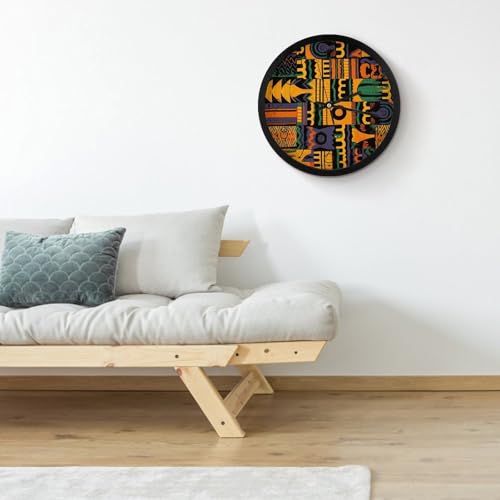Reloj de Pared Digital Redondo 10 Pulgadas Negro miniatura 4