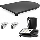 Gleitbrett für Thermomix TM7 - mit 360° Rollen, Müheloses Verschieben, Schnelles Bewegen Rollbrett, für Thermomix TM7 Küchenmaschinen-Zubehör