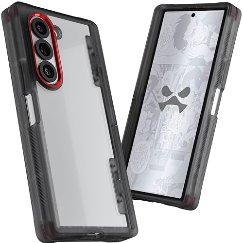 Image of Ghostek Covert Clear Galaxy Z Fold 6 Case with Built-in Kickstand and Full Hinge Protection Shockproof Protective Phone Cover Designed for 2024 Samsung Galaxy Z Fold6 (7.6 inch) (Smoke)
