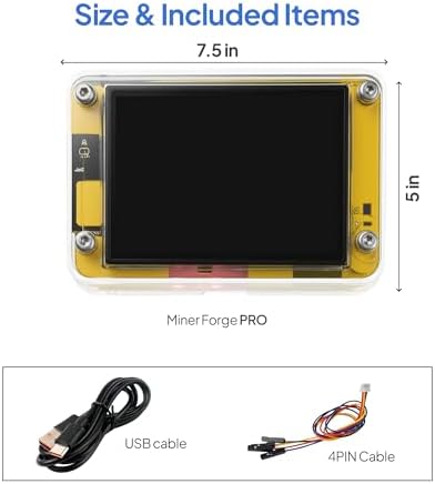 Mineblock™ Miner Forge PRO 2.0 BTC Solo Miner USB-C LCD Display — view 6