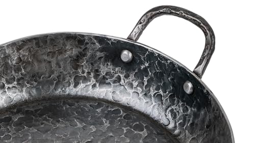 Poêle à frire forgée Ø24cm avec 2 poignées pour cuisson quotidienne - 3
