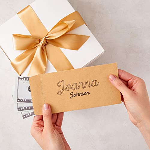 image for Juvale Money Envelopes for Cash 100 Pack #7 Small Brown - 3.5 x 6.5 in