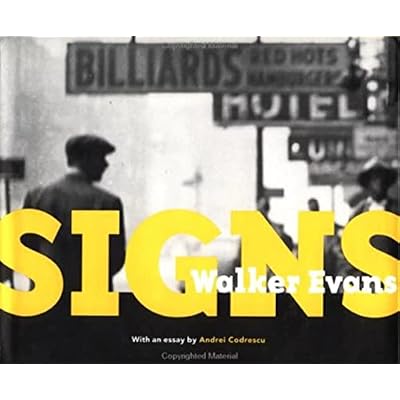 Walker Evans &ndash; Signs (Getty Publications &ndash;