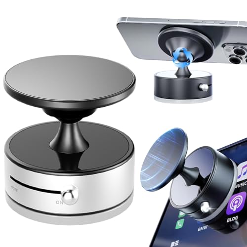 C520 A1 Vacuum Suction 360°] MagSafeΉ 蓮 ^z X}zX^h }Olbg z_[ px\ iPhone X}zz_[ EH[X^h Lb` ԍڃz_[ z (Vo[(A1))