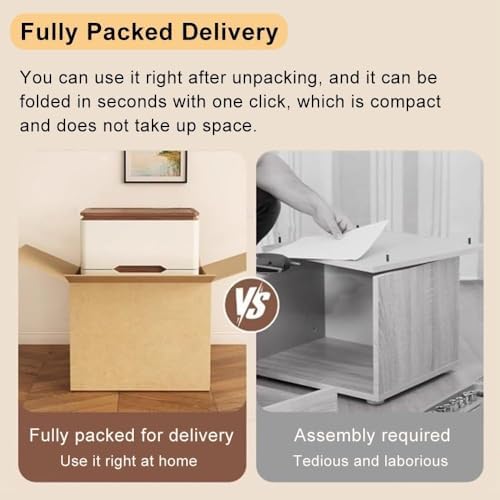 Stylish Wood Narrow Nightstand with 2 Drawers - Compact Bedside Table & Storage Cabinet for Bedroom, Living Room, Office - Durable Side Table for Small Spaces, 13.7in