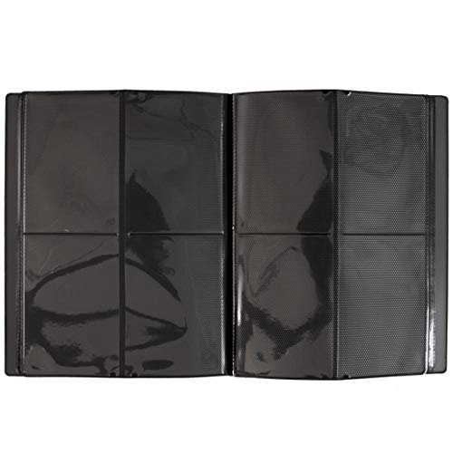 Monster 4 Pocket Trading Card Album- 20 Side Loading, Theft Deterrent, Padded Pages For Extra Protection- Deluxe Binder Holds 160 Yugioh, Mtg, Magic The Gathering, Pokémon & Sport Cards- Matte Black #TOP5