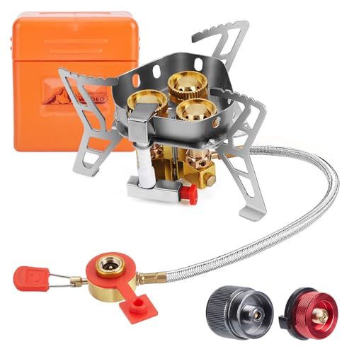 WADEO-6800W-Windproof-Camping-Gas-Stove-Small-Camping-Stove-with-Piezo-Ignition-1LB-Propane-Tank-Adapter-Butane-Adapter-for-Outdoor-Cooking-Picnic-Camping-and-Hiking