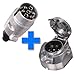 Produktbild SET: Anhängerstecker + Dose 7-polig Aluminium - Steckdose - Anhänger - Stecker