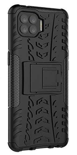 Fitsmart Hybrid Military Grade Hard Defender Armor Dazzle Kick Stand Back Cover Case for Oppo A93 2020 / CPH2121 - Black (B08QFY1ZL3) Amazon Price History, Amazon Price Tracker