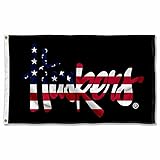 College Flags & Banners Co. Nebraska Cornhuskers Patriotic Flag