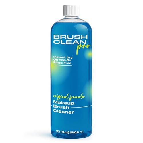 Original Makeup Brush Cleaner - Professional Cleanser for Makeup Brushes - Quick-Drying, Rinse-Free Formula - Removes Stubborn Waterproof Make Up, 32 oz