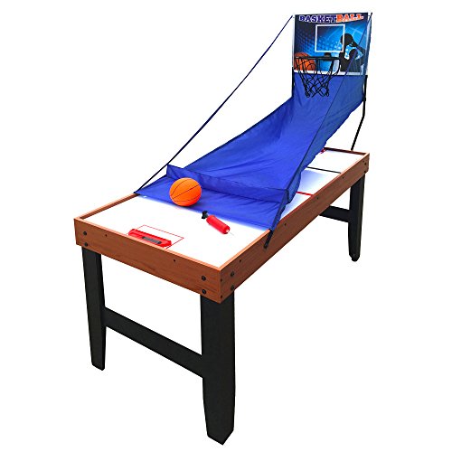 image for Hathaway Accelerator 4-in-1 Multi-Game Table with Basketball, Air Hock