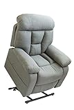 sillones levantapersonas valencia Fabricado en Tela de la máxima calidad (Transpirable, Anti-arrugas e Hipoalergénico), relleno de espuma HR de alta calidad. Este sillón reclinable permite un soporte lumbar perfecto.