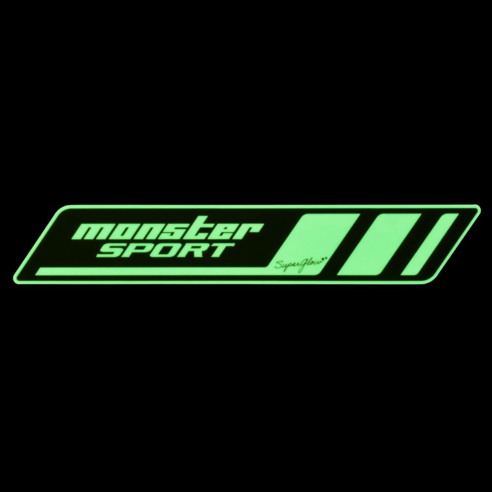 Amazon.co.jp: MONSTER SPORT MS高輝度蓄光ステッカー 284×48mm